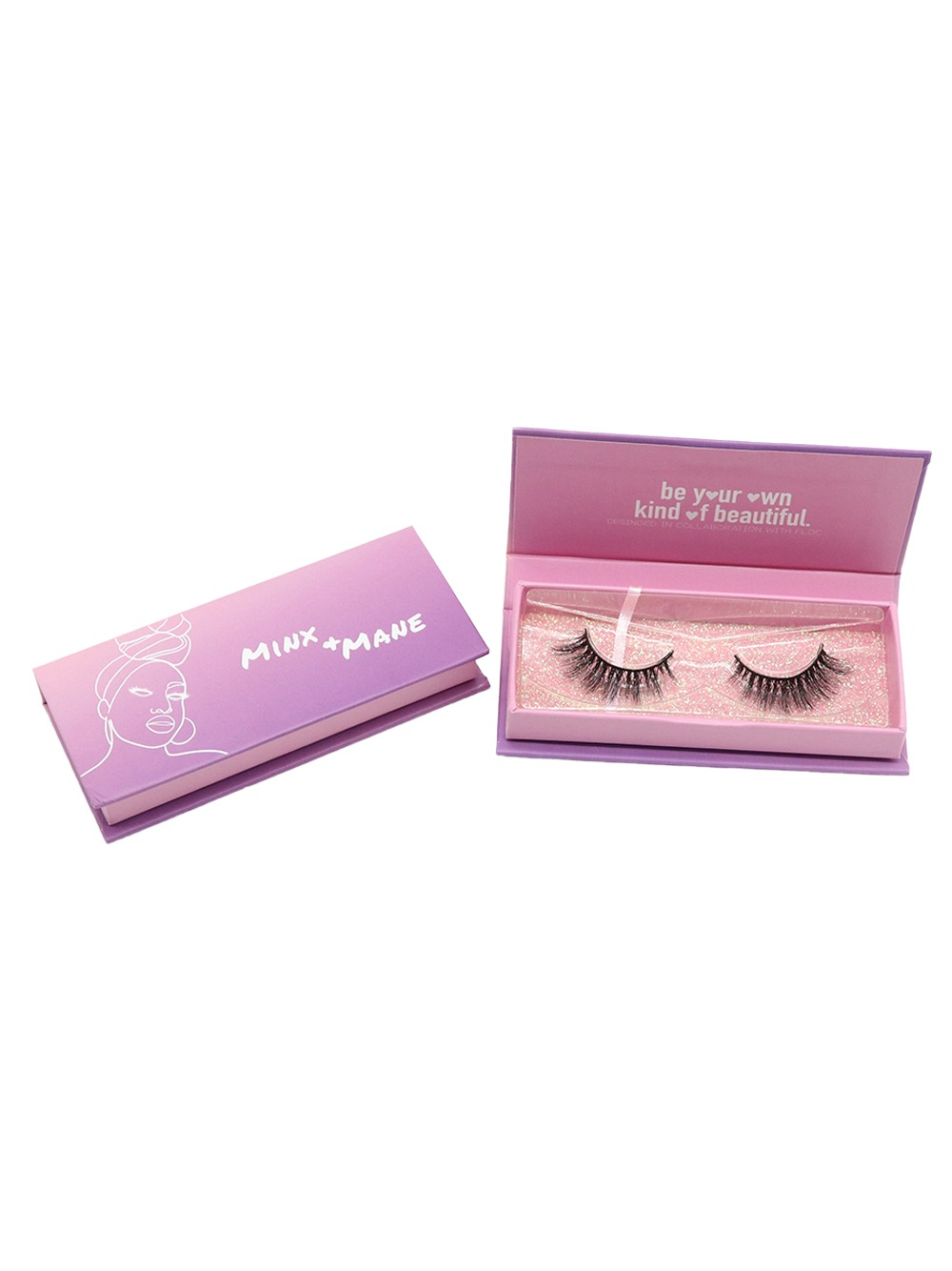zero fux lashes Minx and Mane package